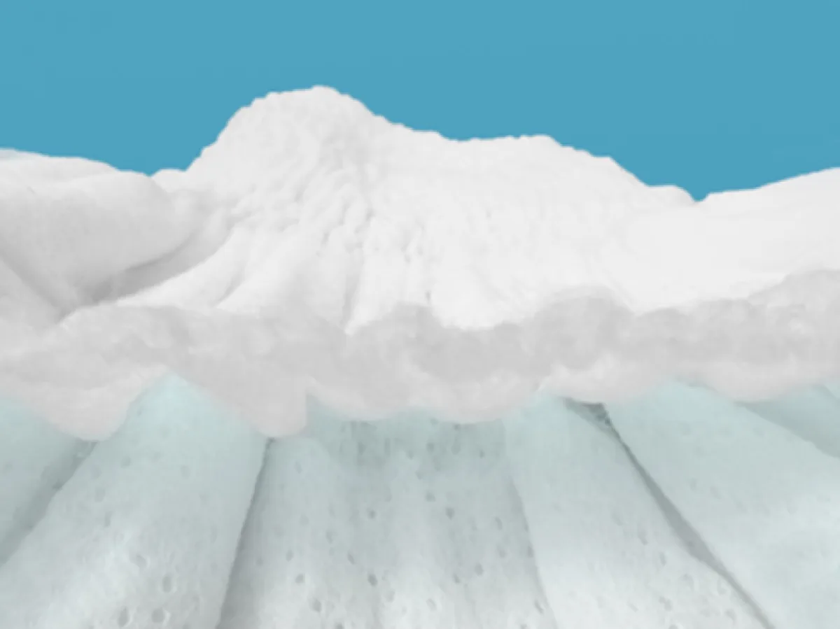 Dry-zone™ absorbent core